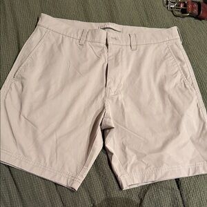 Men's Duckhead Harbor Classic Lightweight Chino Shorts in Light Beige